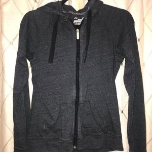 Gray zip up. Lightweight